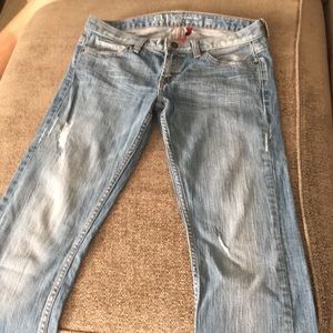 Guess light blue jeans